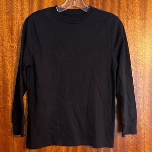 Boys navy long sleeve shirt